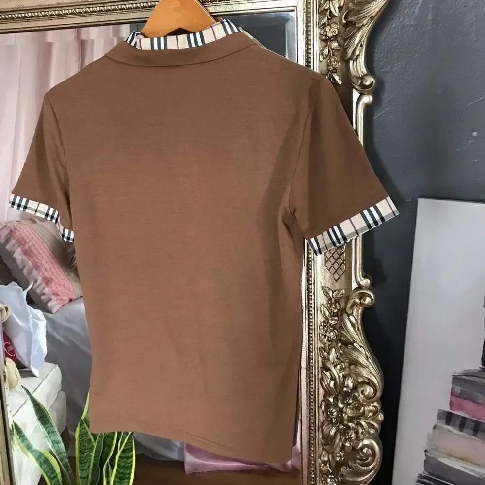 Cute & classy gingham print top - Picture 5 of 7